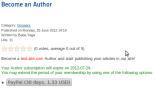 Logged in - become author
