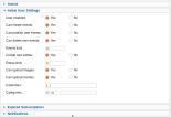 Plugin settings
