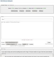 User: submit article while logged in
