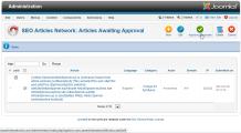 Process will submit in every blog different article
