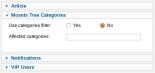 Paid categories list
