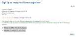 Pay to show signture in kunena
