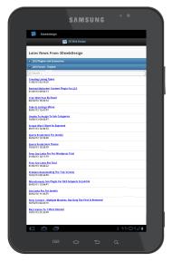 Category page on Tablet 10-inch
