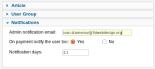 Email Notifications
