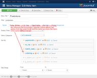 Sorting priority options - Joomla 3 admin
