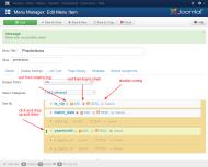 Sorting options in Joomla 3 admin
