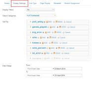 Опции на класирането в Joomla 3
