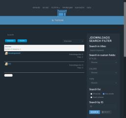 Jdownloads Search in Joomla site two
