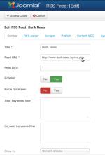 Rss Feed в Joomla 3
