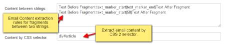 Email Extraction Rules
