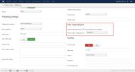 CSV import options
