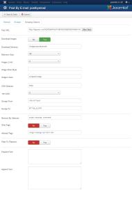 Scraping options
