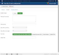 Scraper import options
