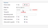 Kunena import options

